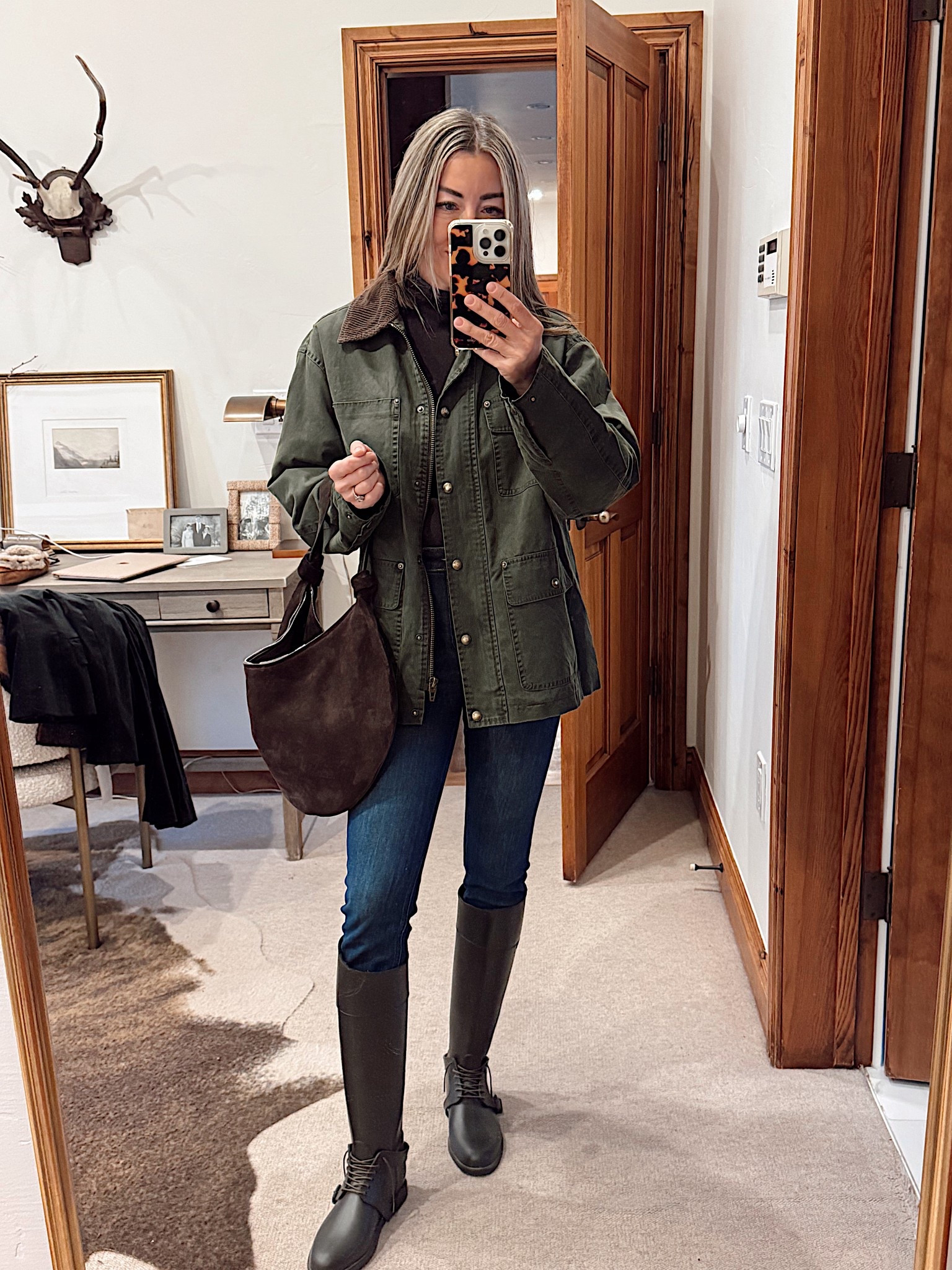 Barn jacket ootd 


#LTKOver40 #LTKStyleTip #LTKHoliday