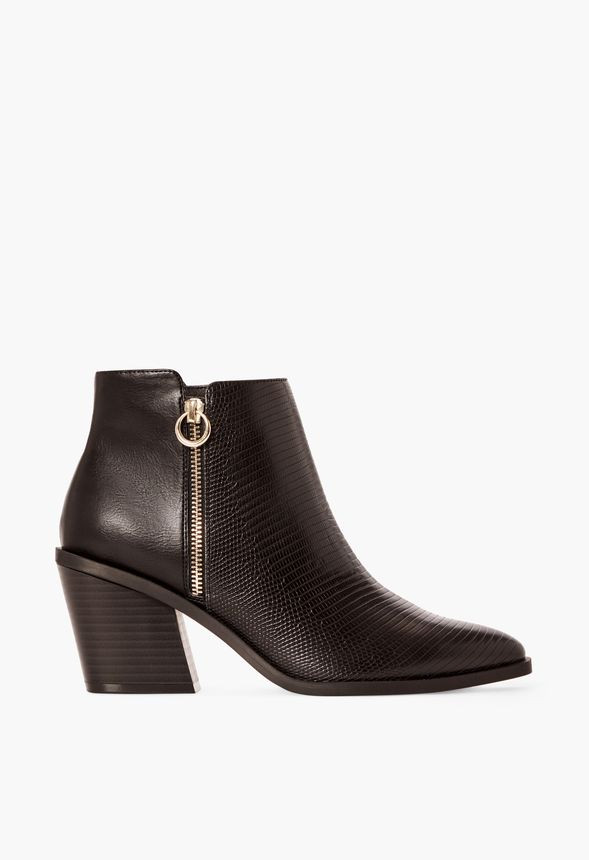 Britny Basic Zipper Bootie | JustFab