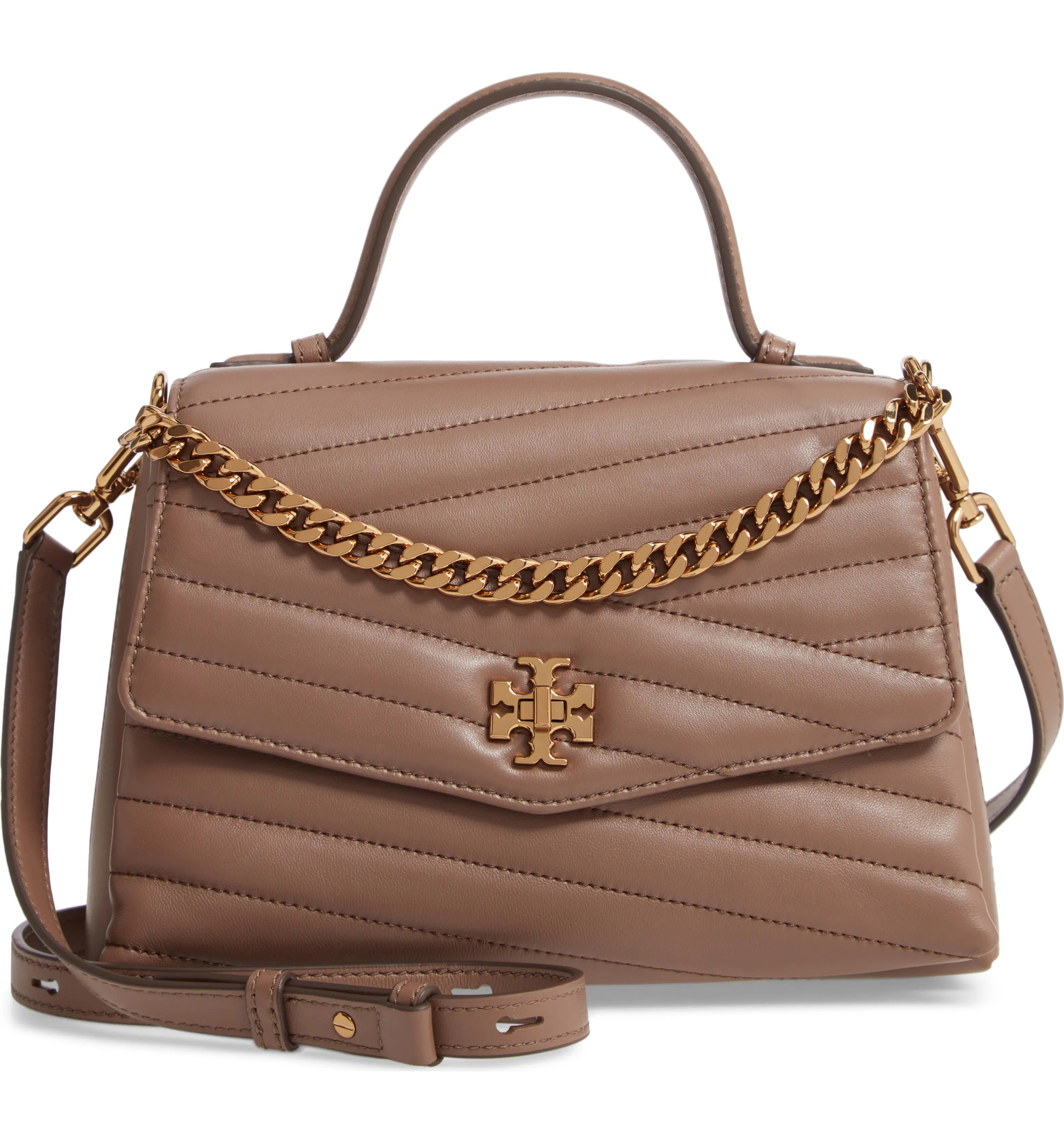 Kira Chevron Quilted Leather Top Handle Satchel | Nordstrom