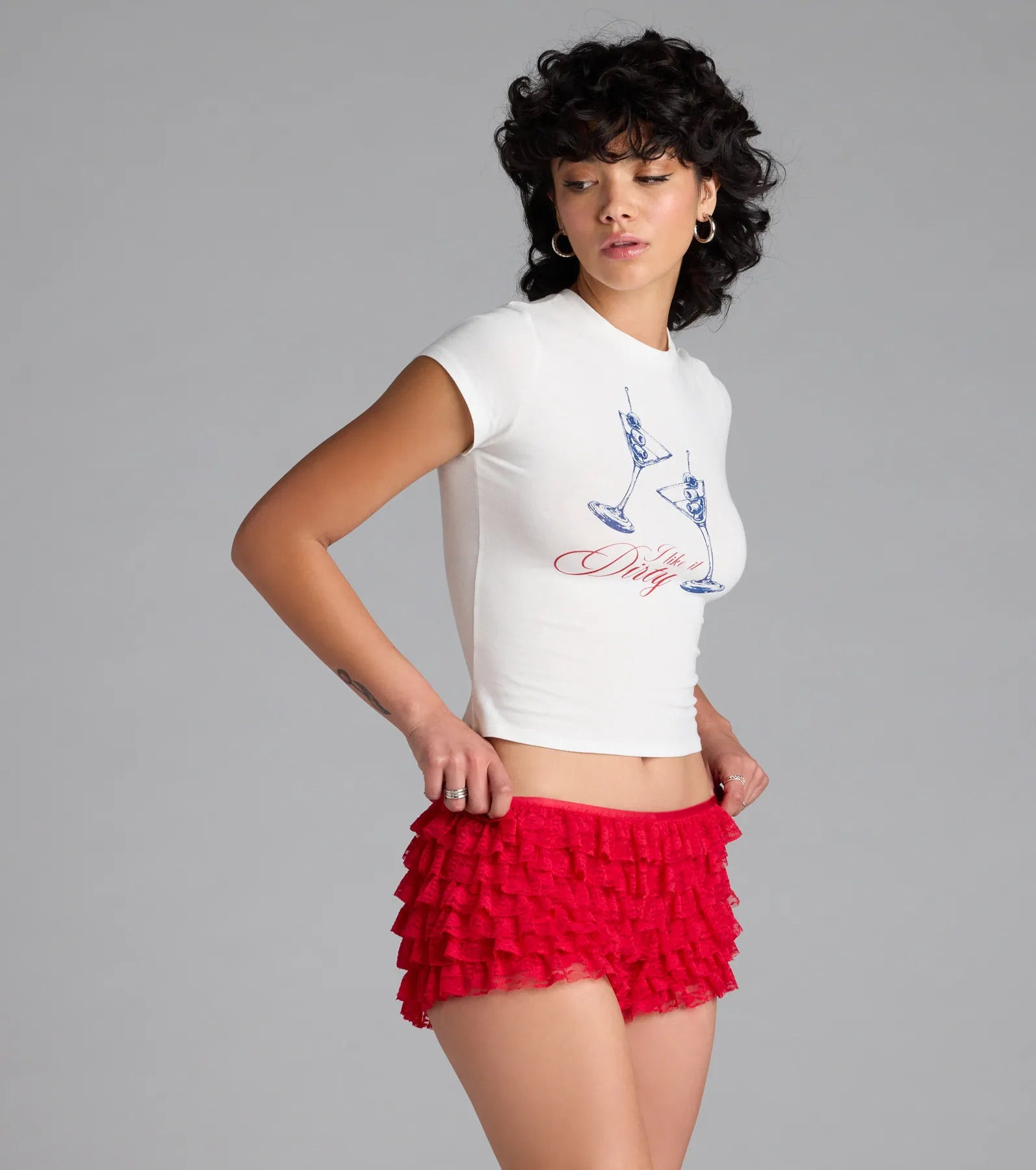 Dirty Martini Crop Graphic Tee | Windsor Stores