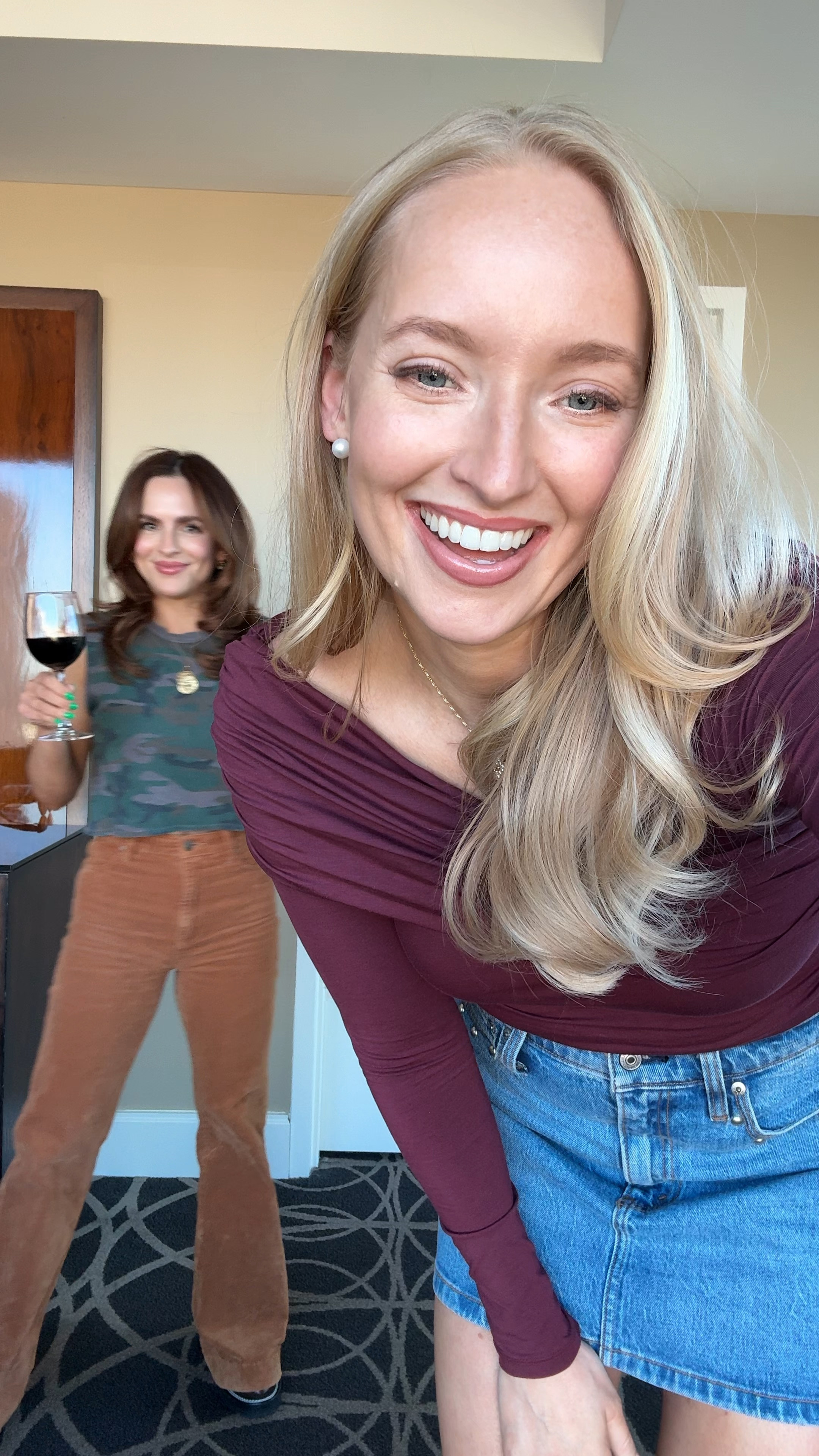 Girls night outfit of the night in Nashville! I’m wearing a size small in this going out top and a 27 in this denim skirt  

#LTKVideo #LTKSeasonal