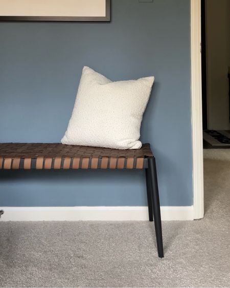 This leather weave bench was the perfect addition to my guest bedroom and is on Black Friday sale! It’s a stylish outdoor bench but works great indoor as well. 

#LTKhome #LTKCyberWeek #LTKsalealert