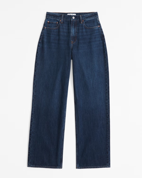 Curve Love High Rise Loose Jean | Abercrombie & Fitch (US)