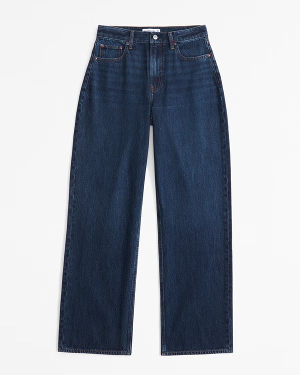 Women's Curve Love High Rise Loose Jean | Women's Bottoms | Abercrombie.com | Abercrombie & Fitch (UK)