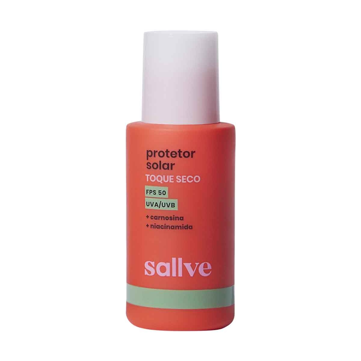 Protetor Solar Sallve Toque Seco FPS 50 40g 40g | DrogaRaia (BR)