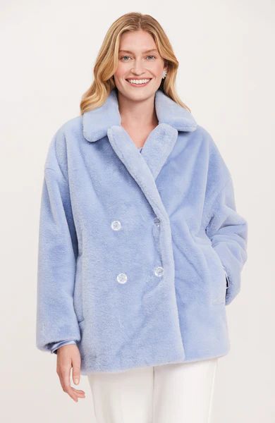 Bobbi Teddy Coat - Dove | tyler boe