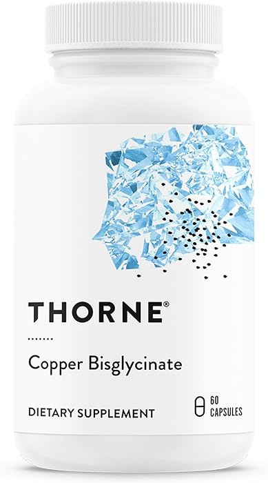 THORNE - Copper Bisglycinate - Well-Absorbed Trace Mineral Supplement - 60 Capsules | Amazon (US)