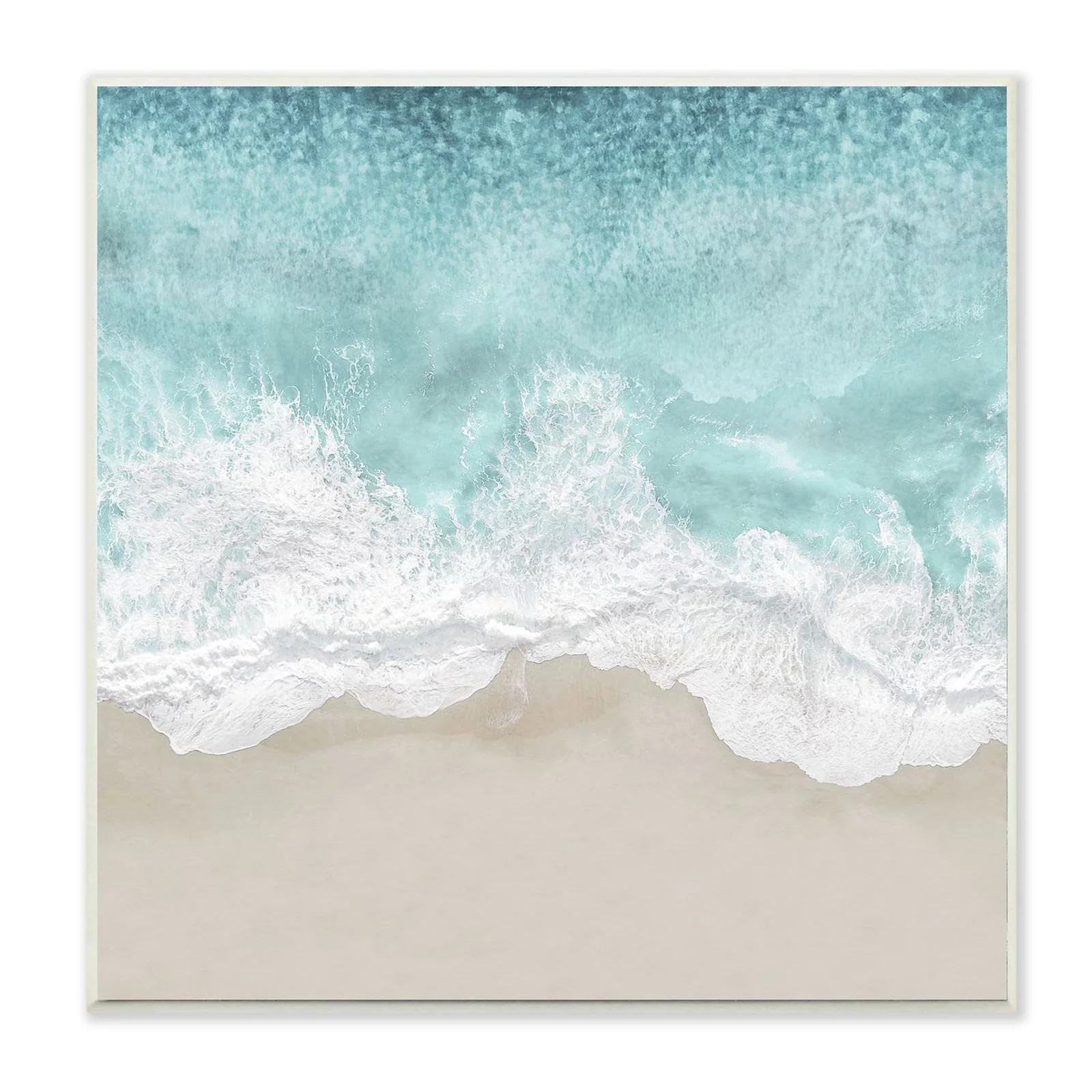 Stupell Home Decor Sea Foam Sandy Beach Plaque Wall Art | Kohl's