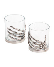 2pk Skeleton Hand Glasses | Marshalls