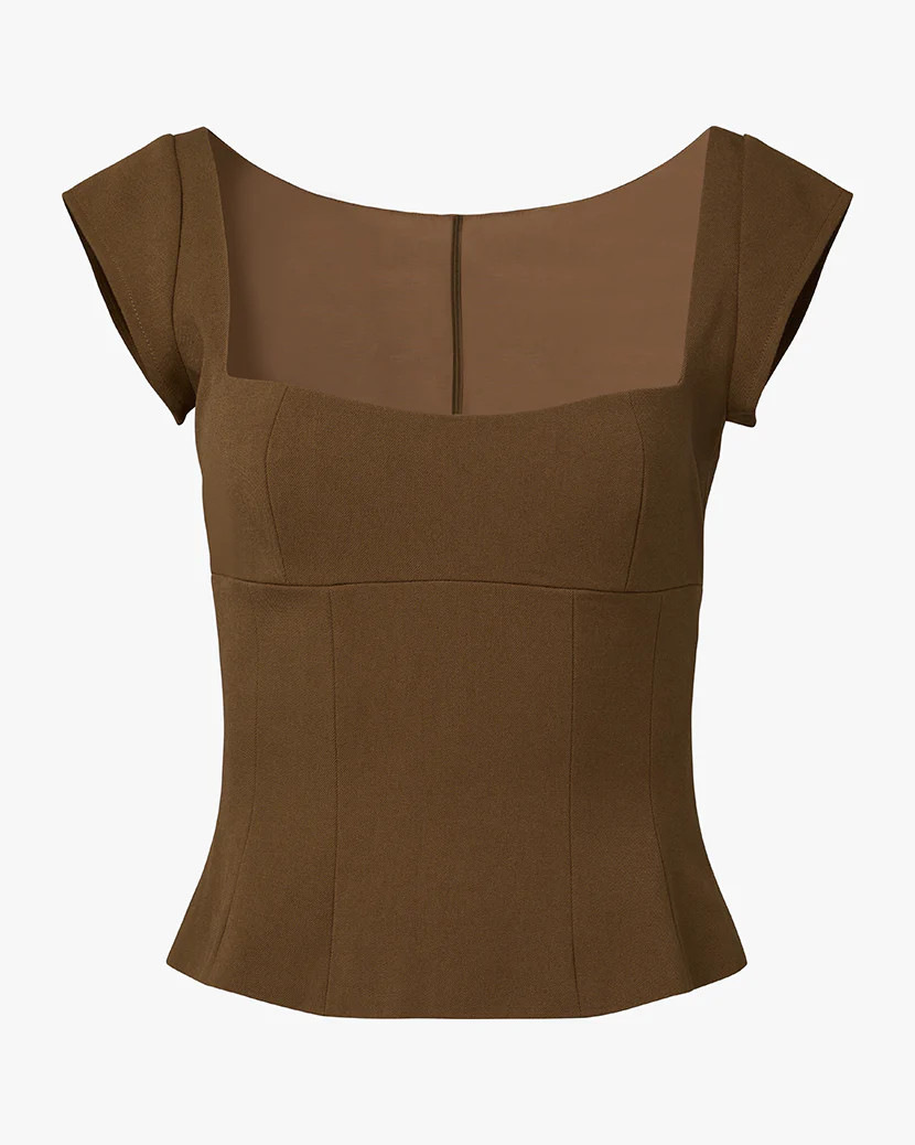 Cap Sleeve Corset Top | We Wore What