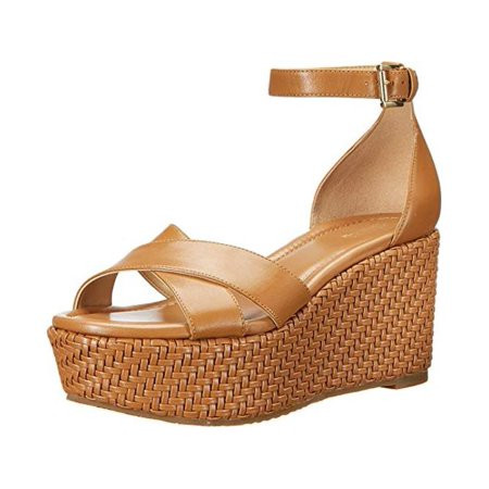 Michael Michael Kors Desiree Wedge Acorn Vachetta/Nappa Basket Weave | Walmart (US)