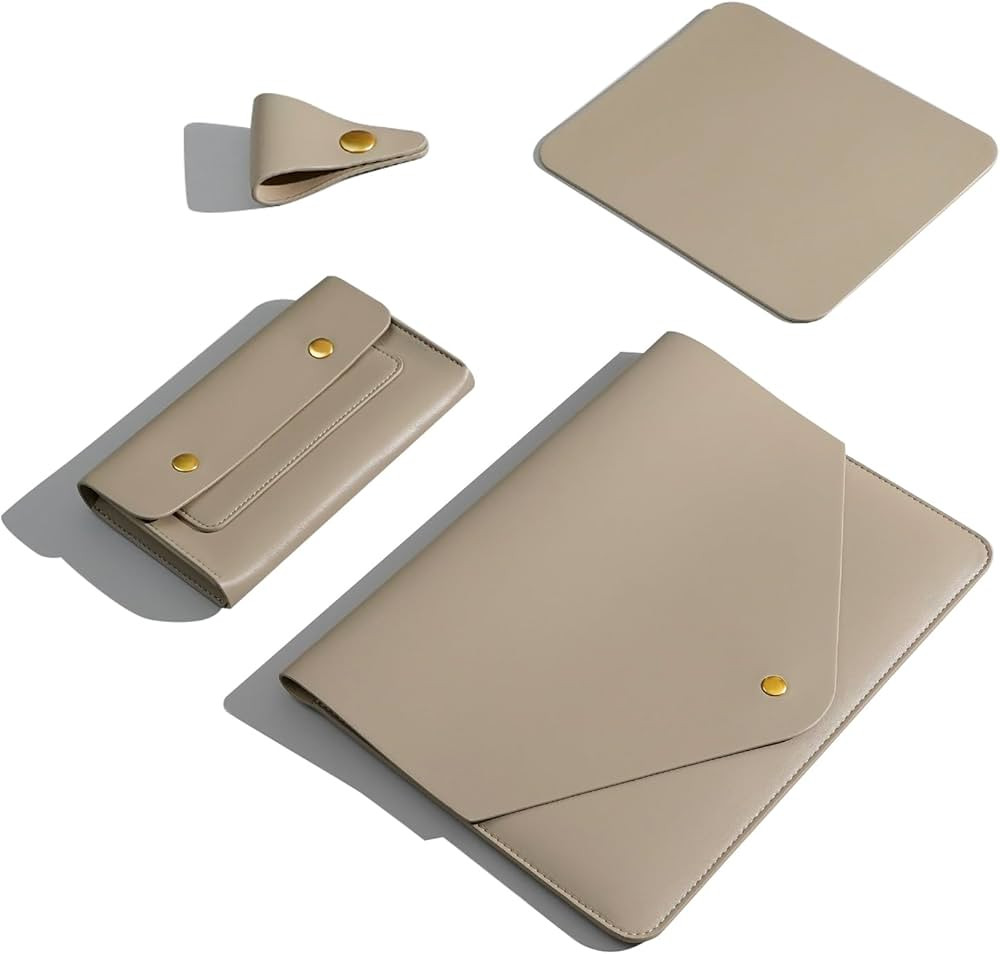 PU Leather Laptop Sleeve 16 Inch Compatible with New MacBook Pro 16 A2991 A2780, MacBook Pro 15, ... | Amazon (US)