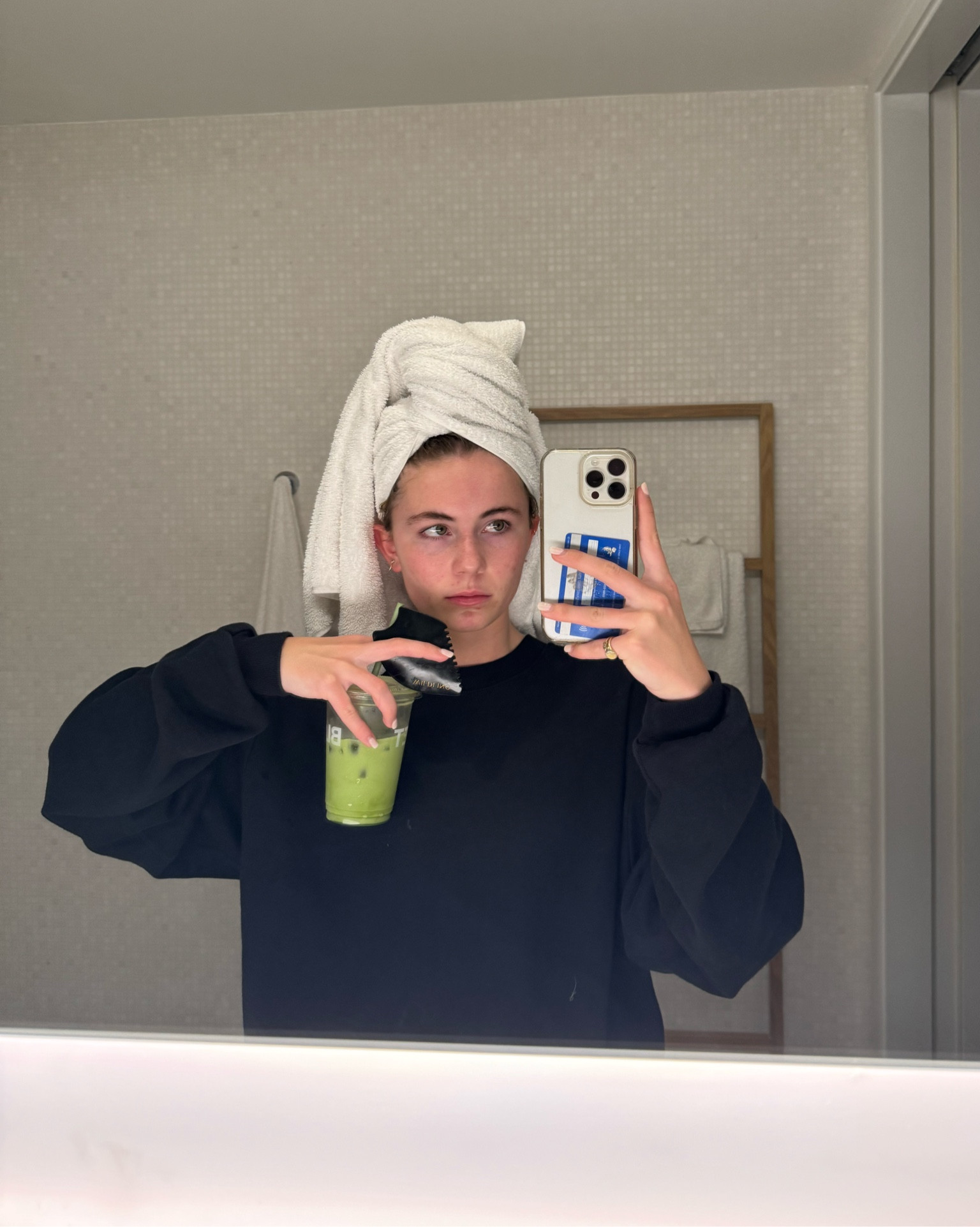 New favorite sweat set. In loveee. 
I have been using this gua sha since 7th grade. It’s the best on the market BY FAR!!!

I got a M in top and bottom!

#guasha #skims #sweatset #matcha #slimface #blackcrewneck #loungewear 

#LTKtravel #LTKU #LTKstyletip