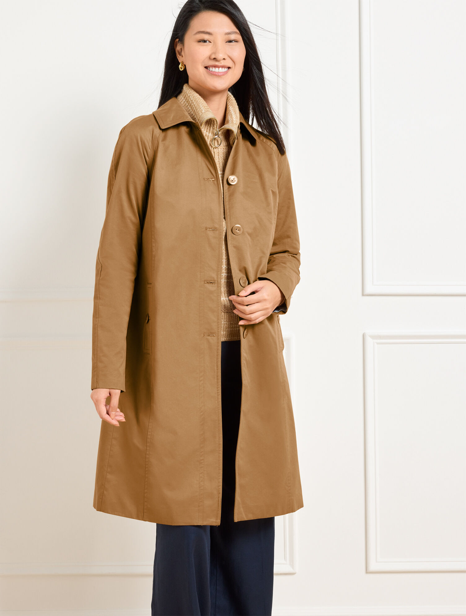 Fresh Poplin Coat | Talbots