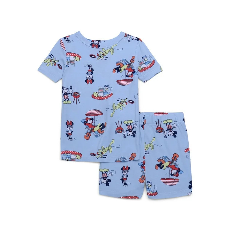 Character Toddler Tee and Shorts Viscose Pajama Set, 2-Piece, Sizes 12M-5T | Walmart (US)