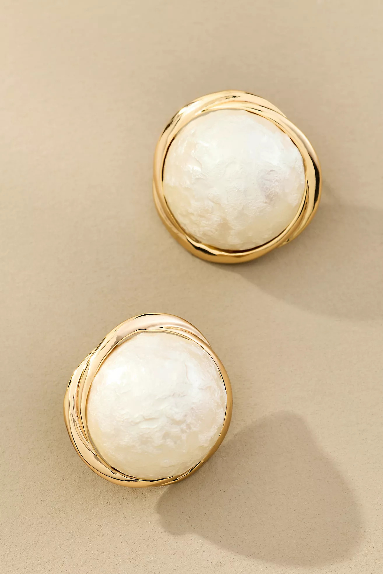 Vintage-Inspired Pearl Post Earrings | Anthropologie (US)
