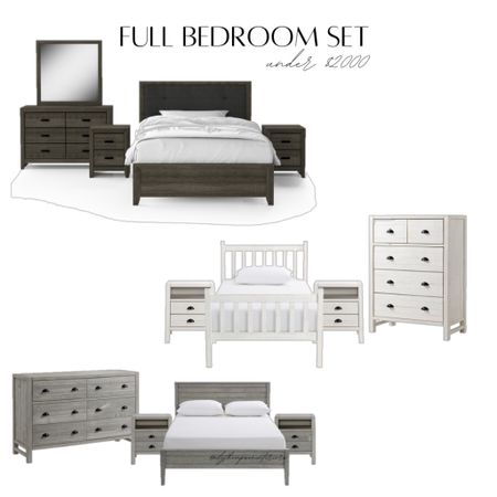 Full Bedroom Set

#LTKfamily #LTKkids #LTKhome