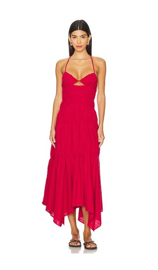 x REVOLVE Tahlia Dress in Cherry Red | Revolve Clothing (Global)