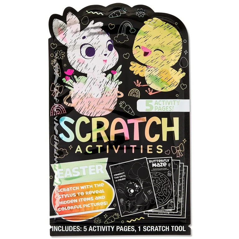 Scratch Activities Party Favor, Easter by Way To Celebrate | Walmart (US)