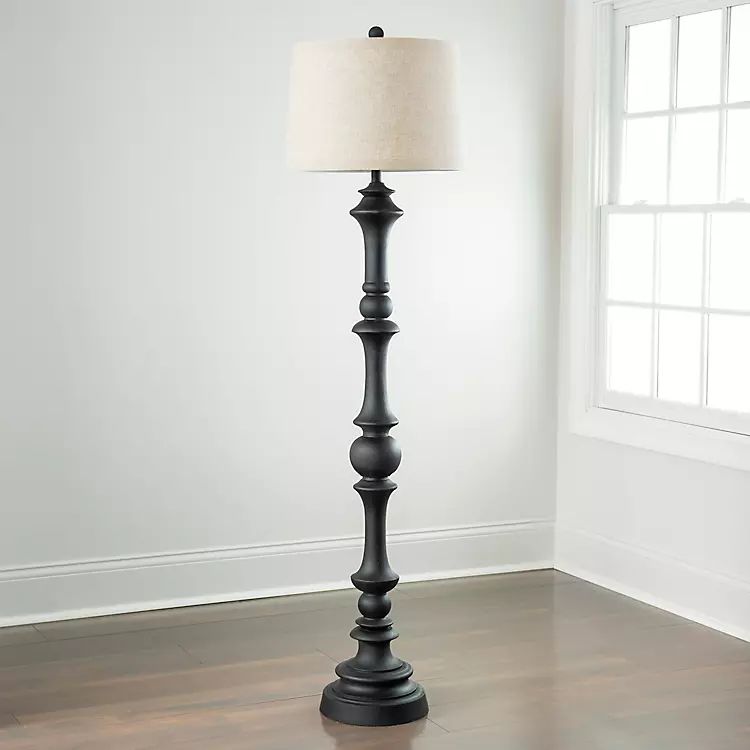 Black Savannah Floor Lamp | Kirkland's Home