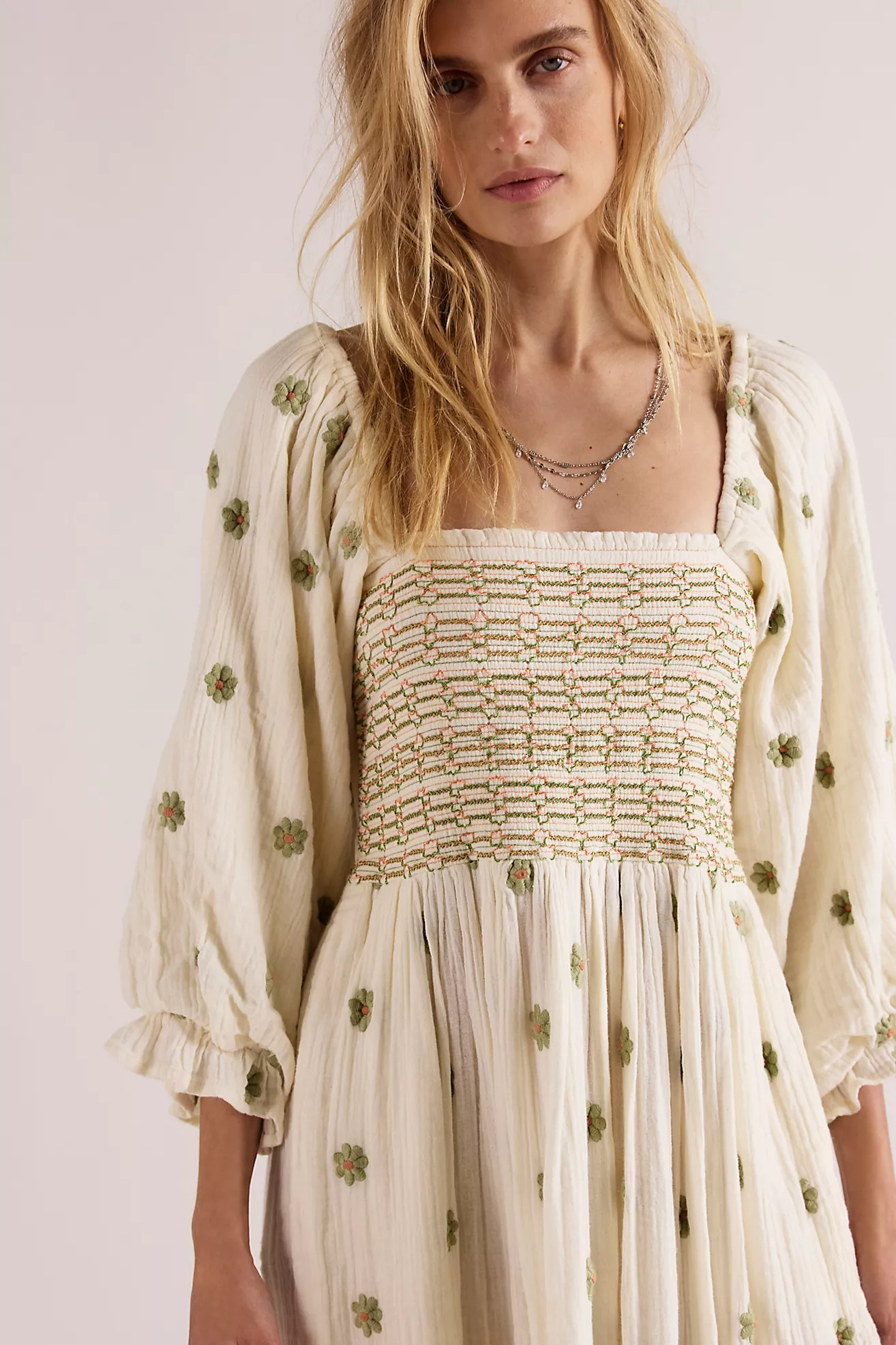Dahlia Embroidered Maxi Dress | Free People (Global - UK&FR Excluded)