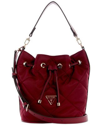 Little Bay Quilted Drawstring Bucket Bag | Macys (US)
