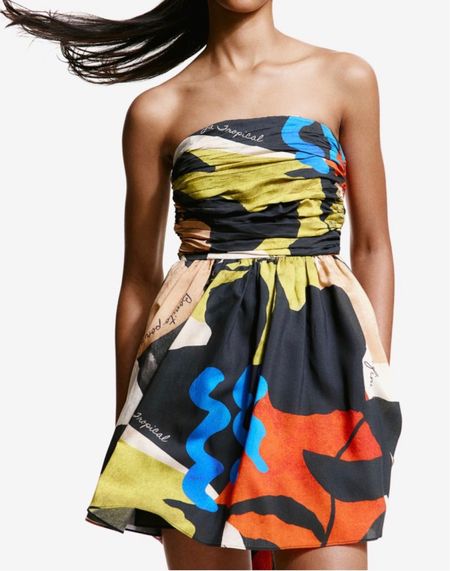 Colorful mini dress 

#LTKfindsunder100 #LTKSeasonal #LTKstyletip