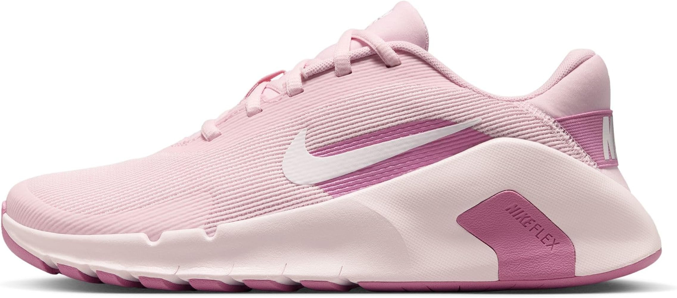 Amazon.com | Nike Women's Flex Train Training/Workout Shoes, Pink Foam/White-Pearl Pink-Peony, 9 ... | Amazon (US)