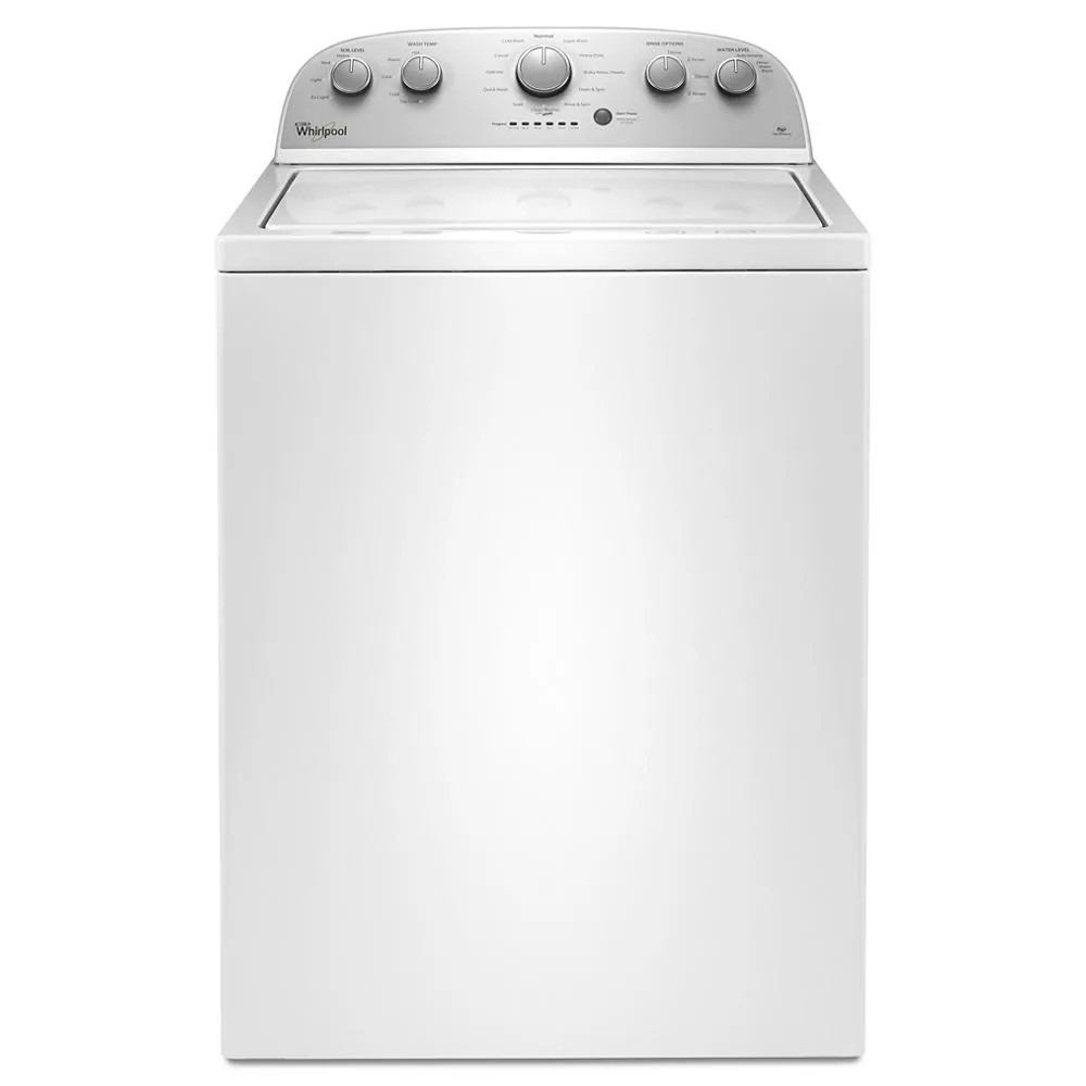 Whirlpool Deep Water Wash High Efficiency Agitator Small Top-Load Washer ( White ) | WTW4816FW | Lowe's