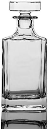 Square 26oz Whiskey Decanter with Glass Stopper | Amazon (US)