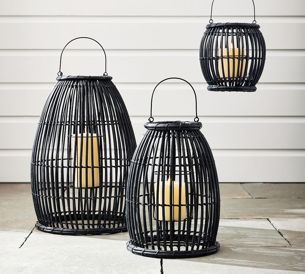 Careyes Handwoven Outdoor Lantern | Pottery Barn (US)