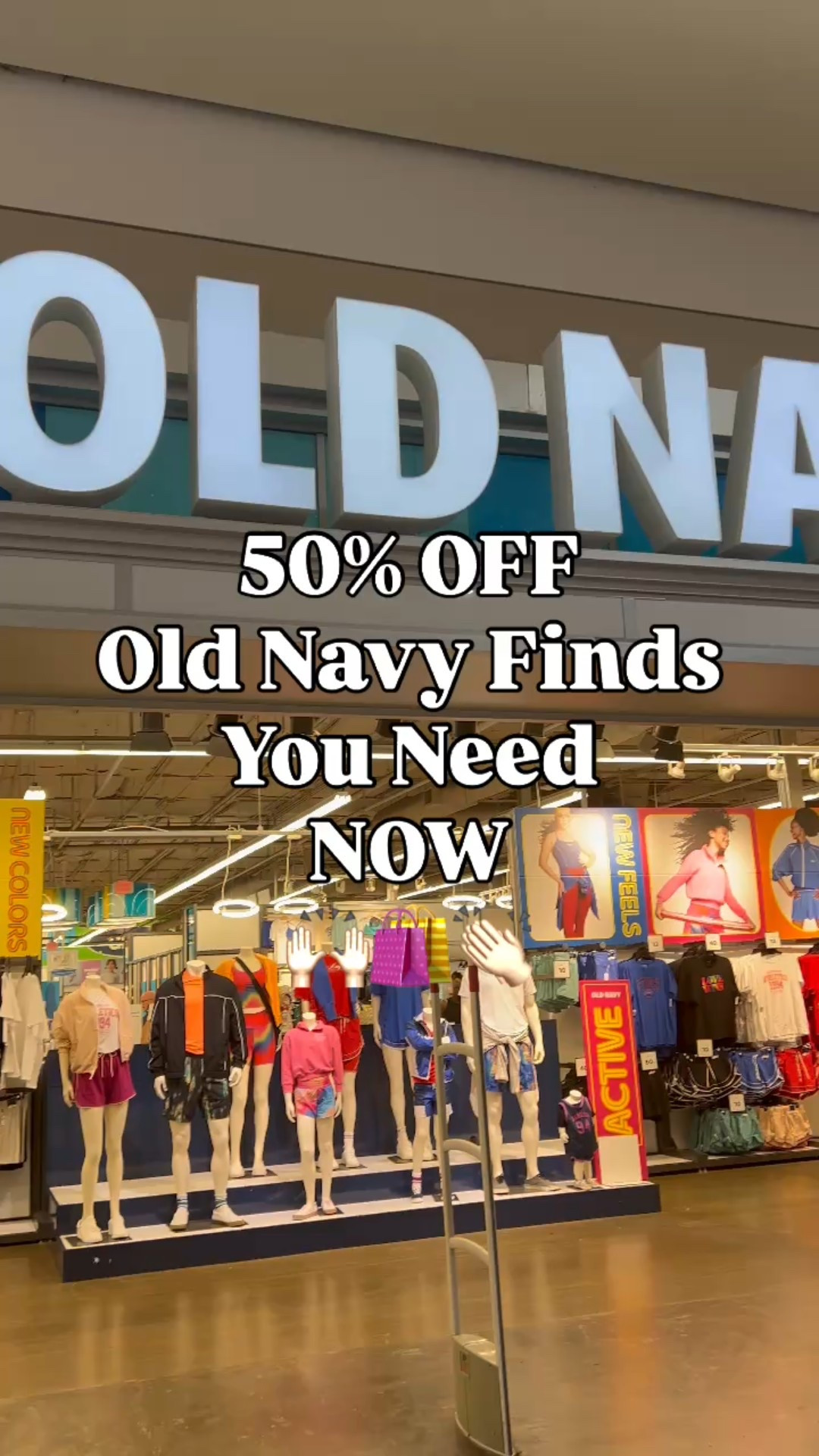 Old navy finds 50% off through 7/9!



#LTKSaleAlert #LTKFindsUnder50 #LTKStyleTip