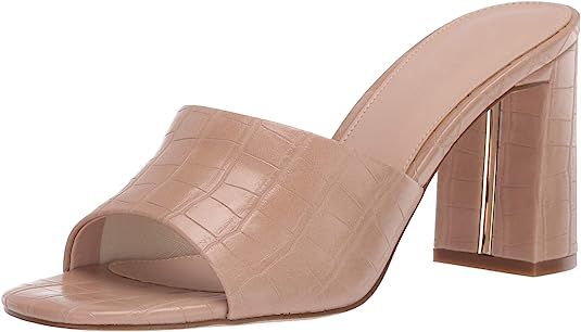 Amazon.com: The Drop Women's Pattie High Block Heeled Mule Sandal : Clothing, Shoes & Jewelry | Amazon (US)