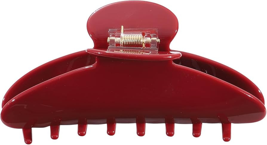 HAIMEIKANG Large Acetate Hair Claw Clip for Women - French Style Hair Claws for Thick Hair with N... | Amazon (US)