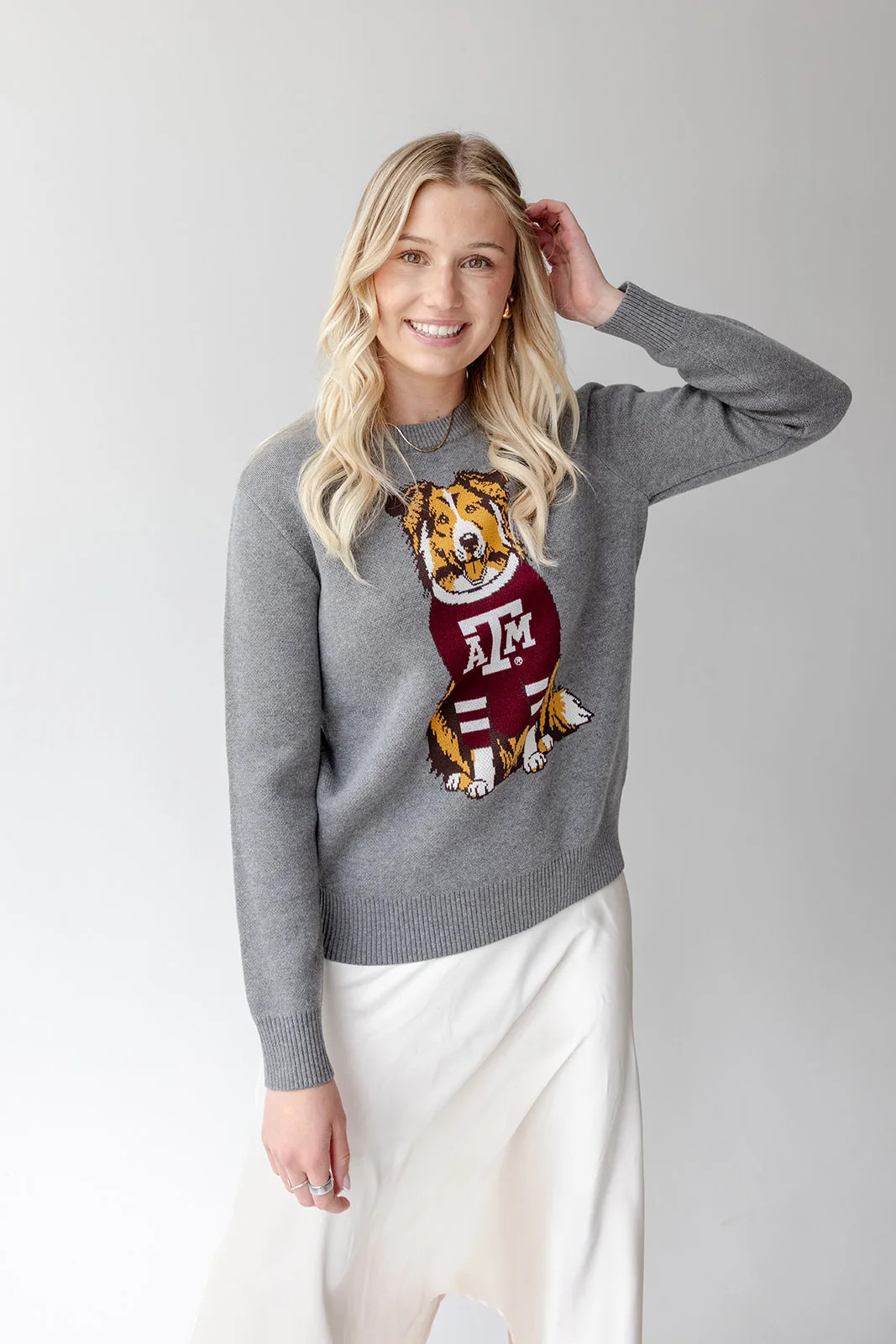 Texas A&M Lucky Dog Crewneck Sweater | Gameday Social