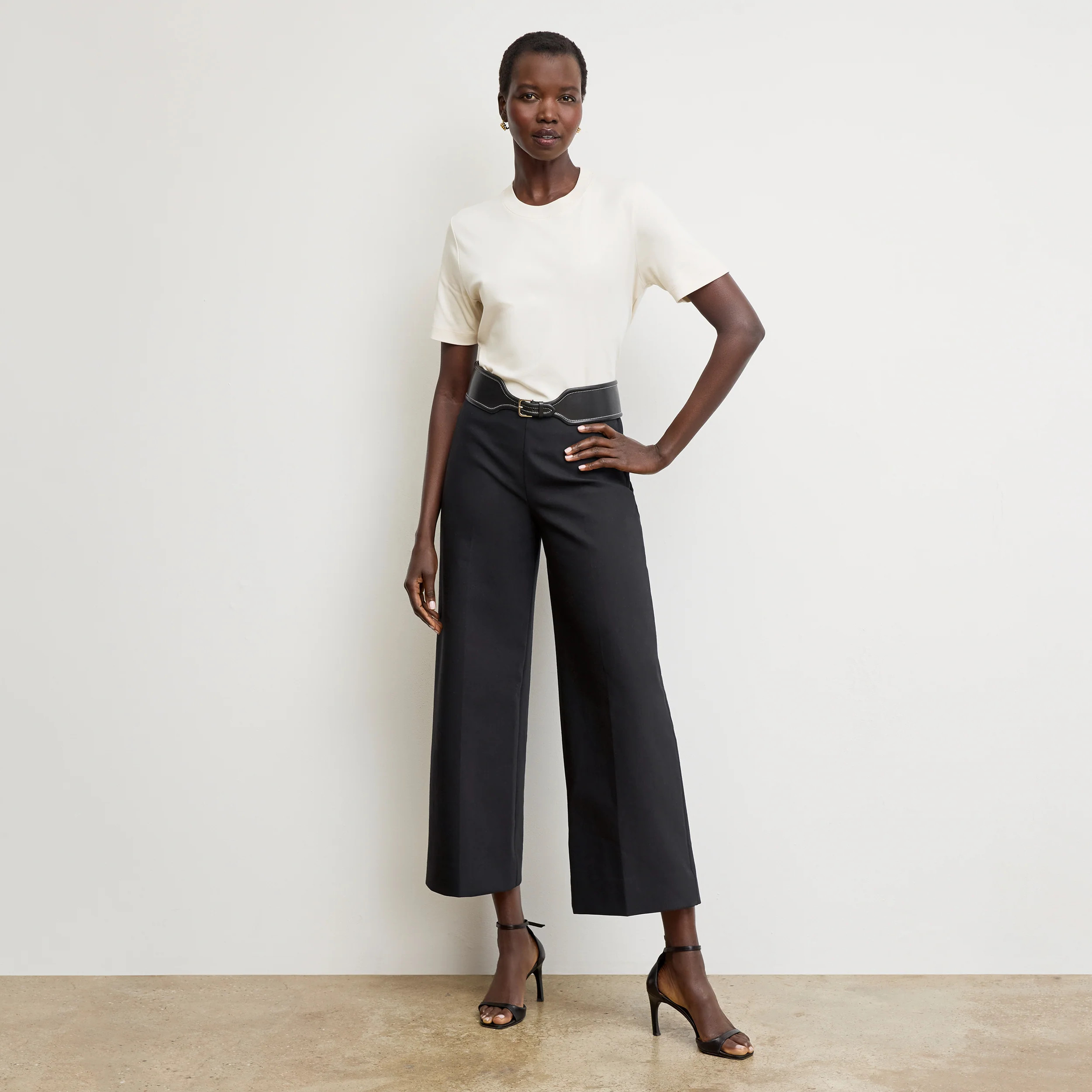 Adler Stretch Culotte - Eco PowerStretch :: Black | MM LaFleur