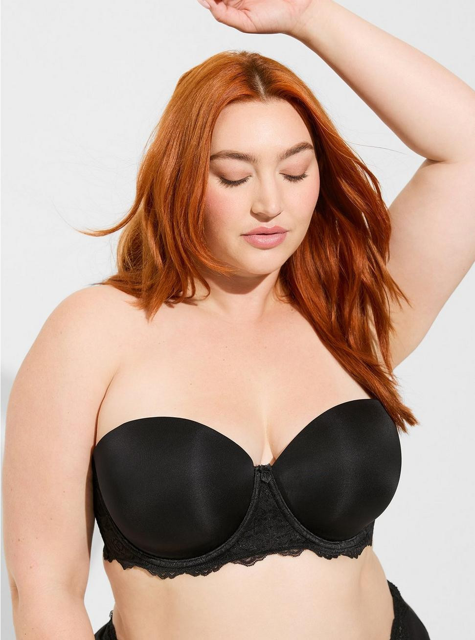 Strapless Lightly Lined Smooth Straight Back Bra | Torrid (US & Canada)