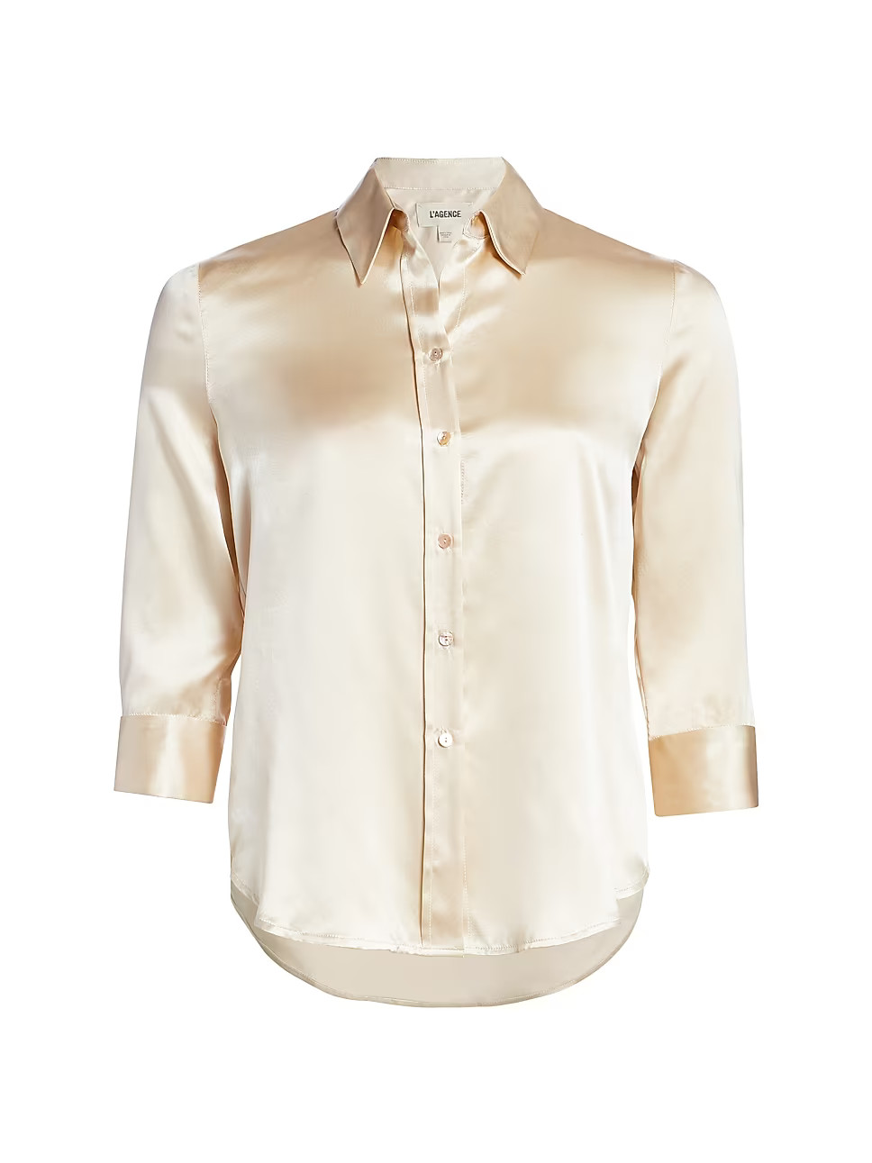 Dani Three-Quarter Sleeve Silk Blouse | Saks Fifth Avenue