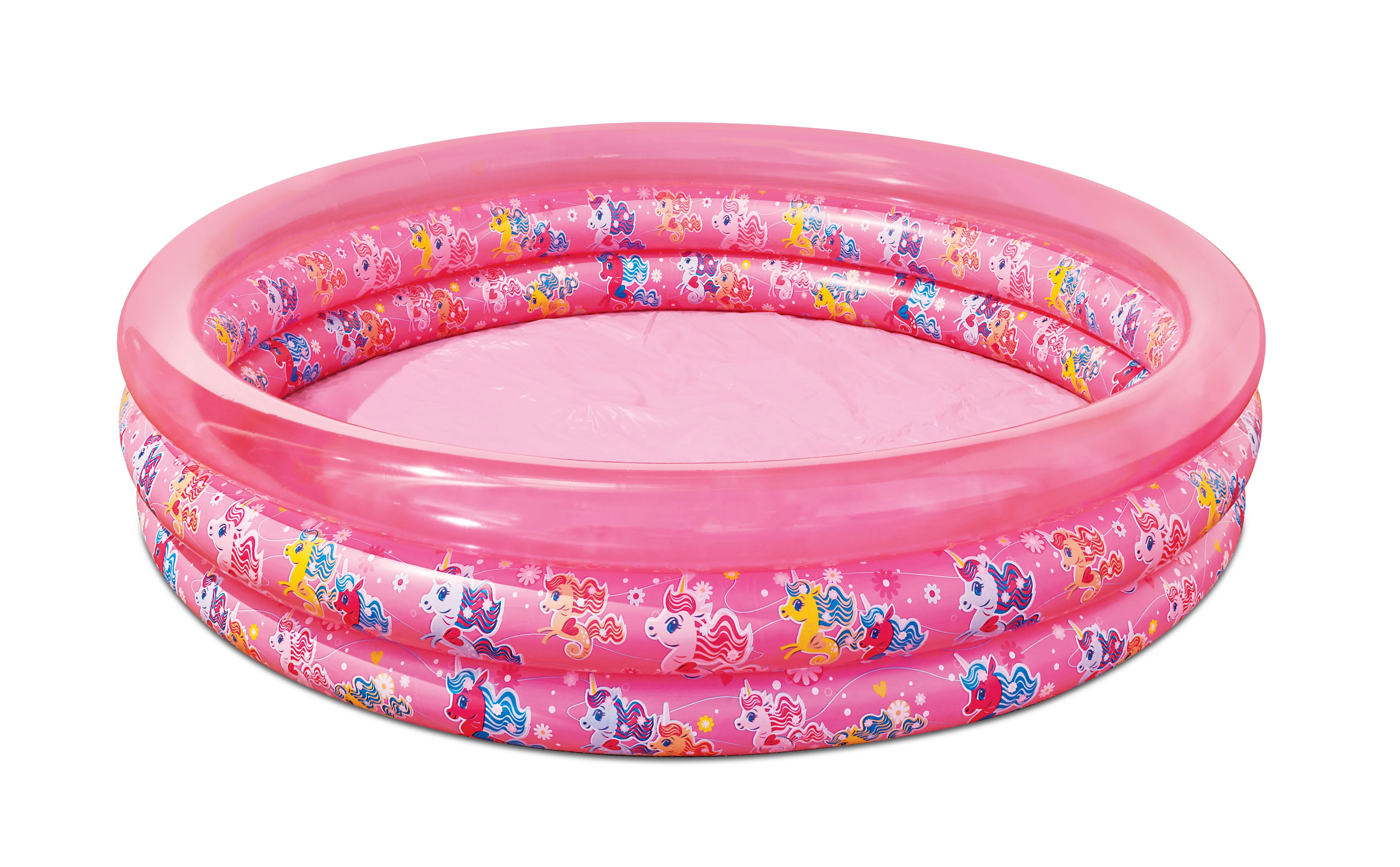 Play Day 3 Ring Unicorn Pool, Pink | Walmart (US)