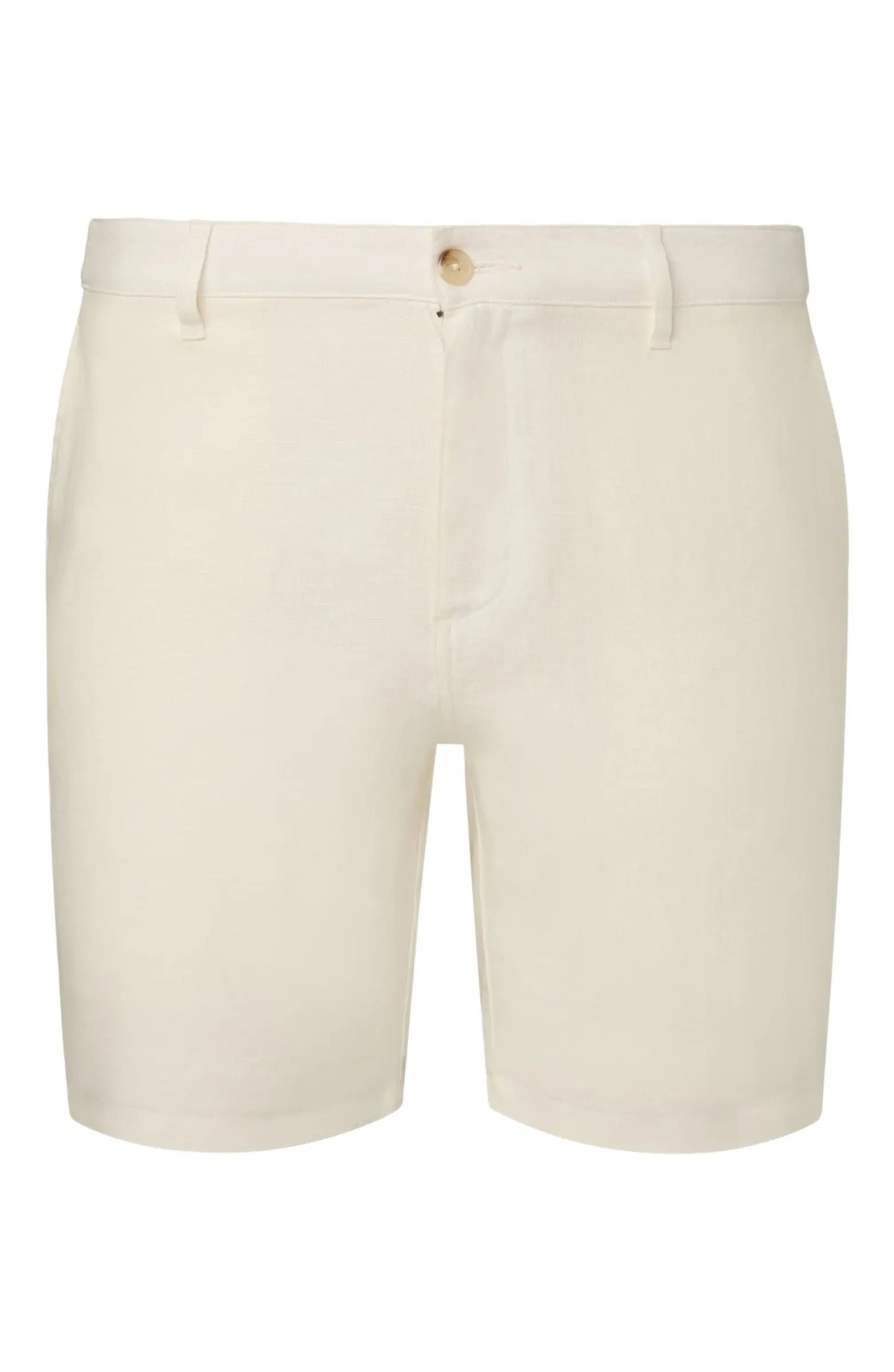 Linen Fixed-Waist Short | Nordstrom
