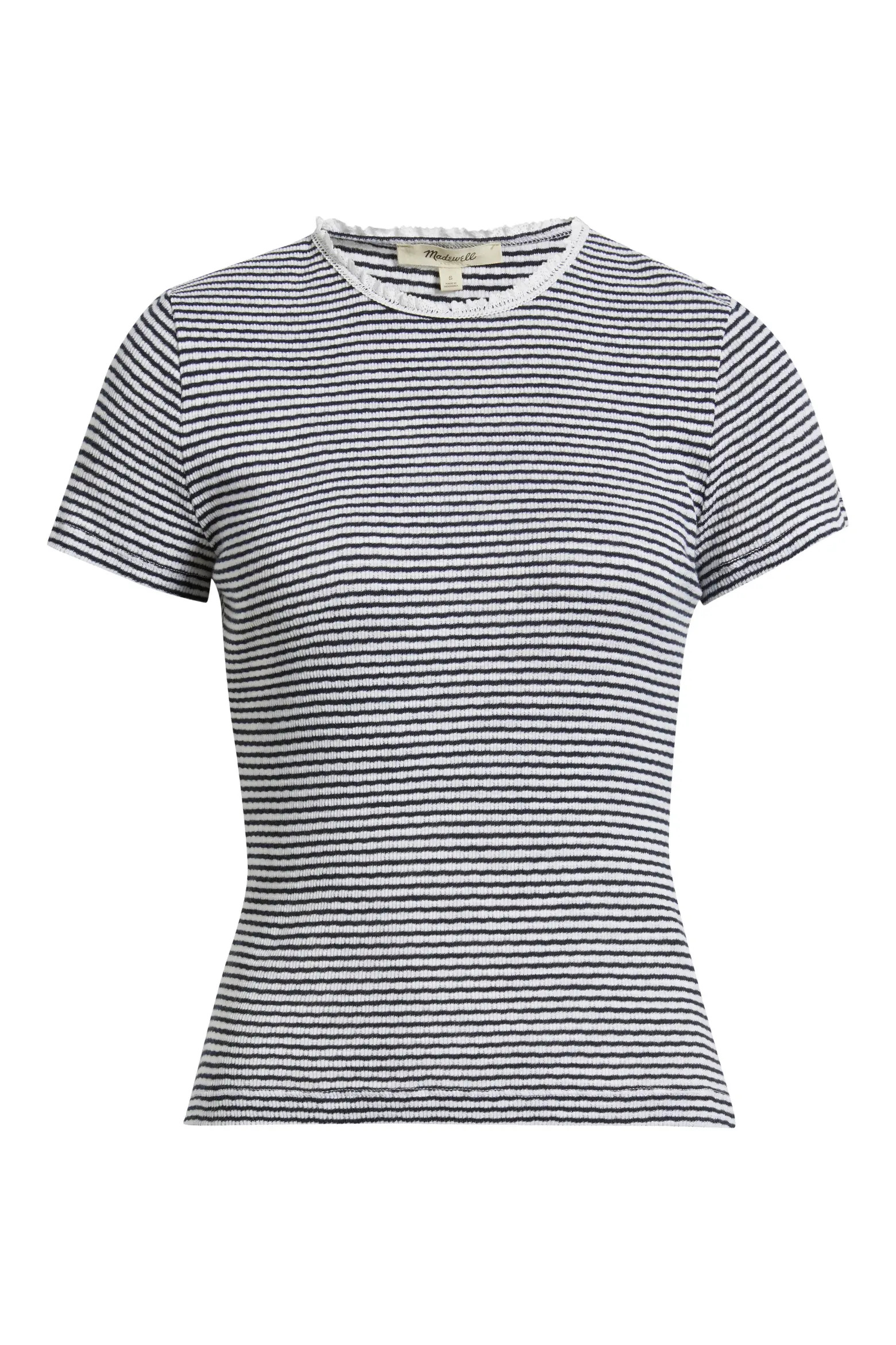Madewell Textured Knit Crewneck Top (Women) | Nordstrom | Nordstrom