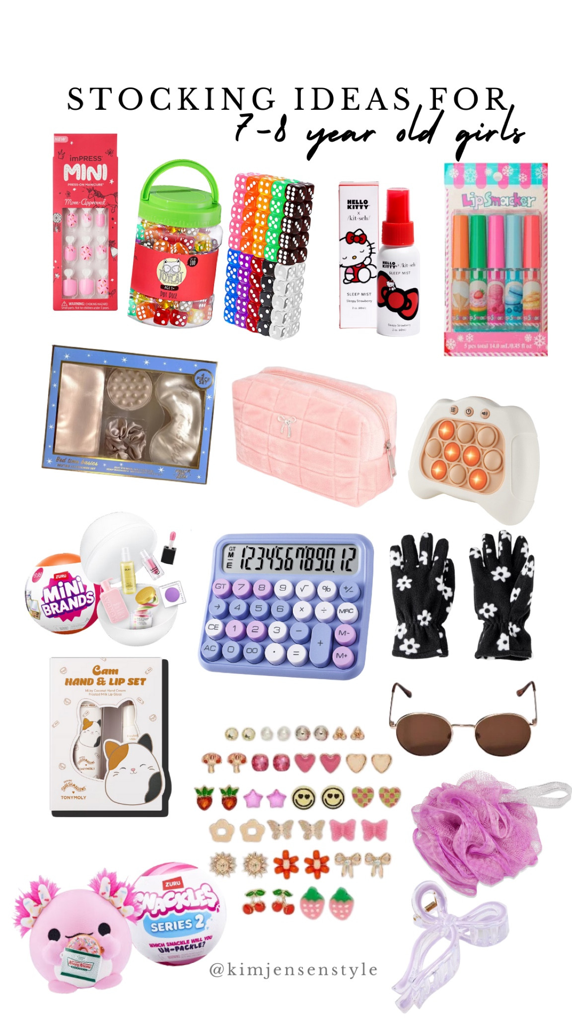 Gift Guide: 7-8 girl stocking