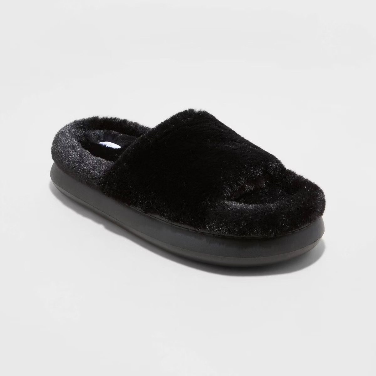Women's Daphne Faux Fur Platform Slide Platform Slippers - Stars Above™ | Target
