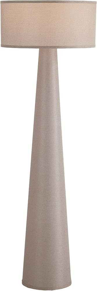 Floor Lamp - Branch and Wick \u2013 59\u201d Tall Standing Linen Lamp with Fabric Shade, LED Bulb... | Amazon (US)