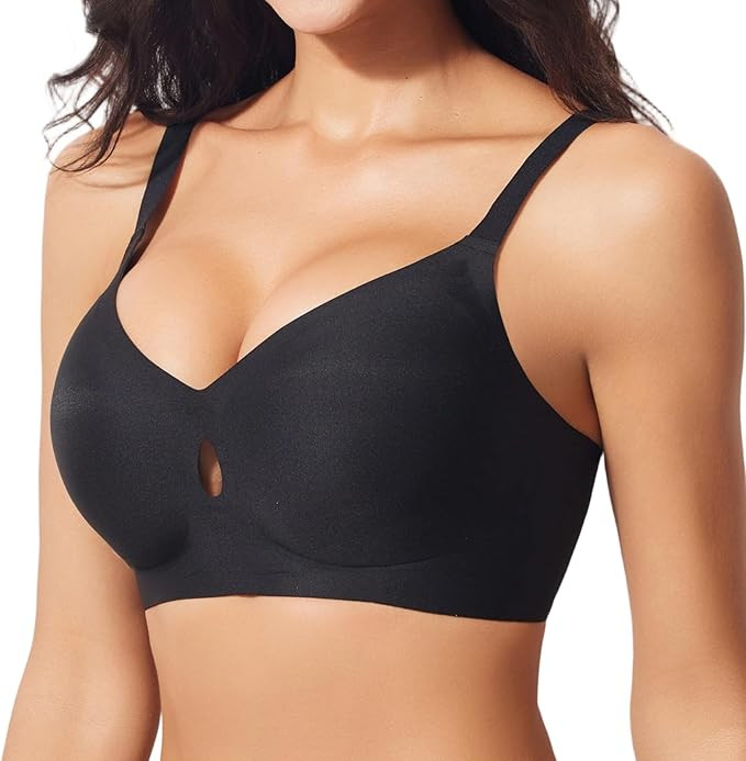 UIMERO Jelly Bras for Women Wireless Womens Bras No Underwire Supportive Comfortable Everyday Sea... | Amazon (US)