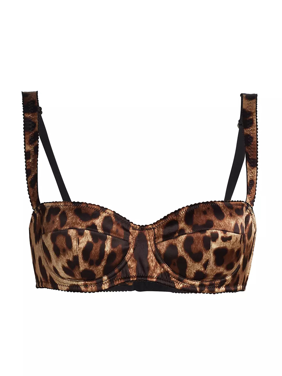 Leopard Silk Balconette Bra | Saks Fifth Avenue