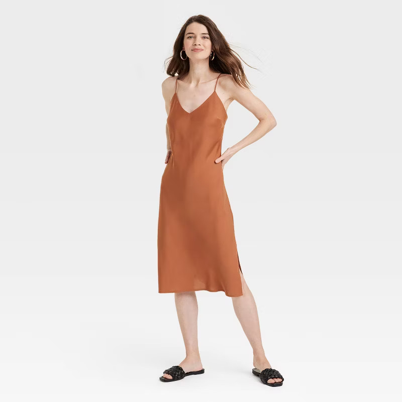 Women's V-Neck Slip Dress - A New Day™ | Target