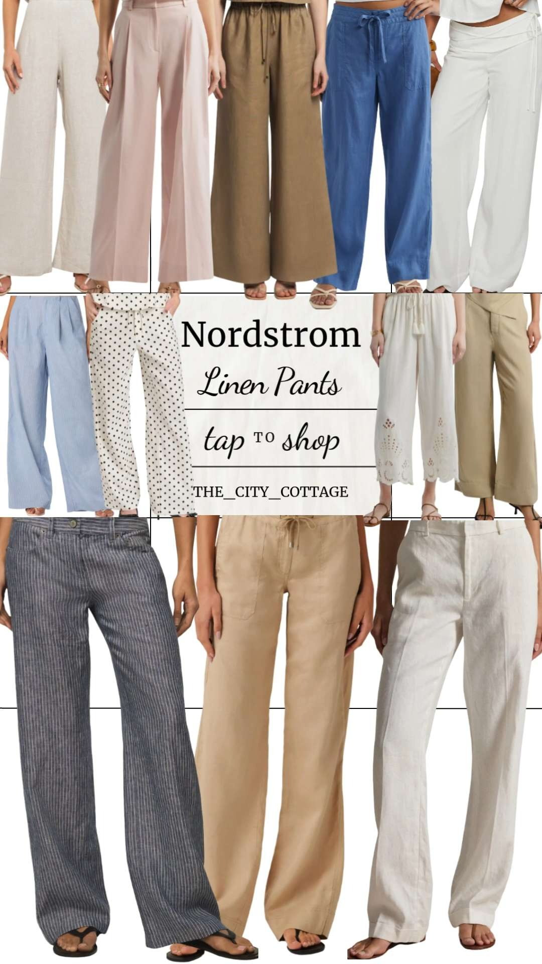 The it pant of summer just dropped ☀️🤍 Nordstrom linen pants are the definition of effortless, elevated style.

Think breezy wide-leg silhouettes, soft neutrals, relaxed drawstring waists, and lightweight fabrics that keep you cool while looking so put together. 

From classic stripes + pinstripes to feminine details like pleats, paperbag waists, and subtle prints—these are the pants you’ll live in all season.

Style them with a simple tank, oversized button-down, or bikini top for that “off-duty, on vacation” energy ✨ easy, chic, and endlessly versatile.

#LTKStyle #LTKFinds #NordstromStyle #LinenPants #SummerOutfits #EffortlessStyle #WideLegPants #NeutralStyle #CapsuleWardrobe #VacationOutfits #BeachStyle #MinimalChic #EverydayStyle #CasualChic #ItGirlStyle #WarmWeatherStyle #OutfitInspo #SummerWardrobe #ViralStyle #ChicOutfits 

 #LTKFestival #LTKSeasonal #LTKTravel