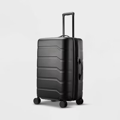 Hardside Medium Checked Spinner Suitcase - Open Story™️Black | Target