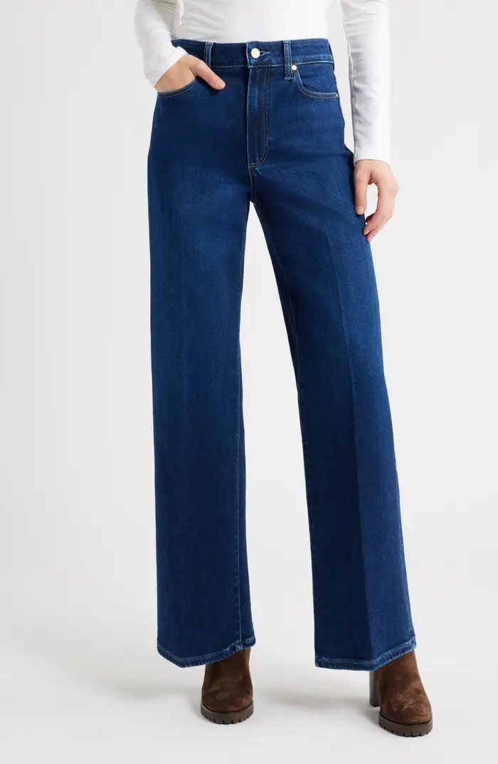 PAIGE Anessa High Waist Wide Leg Jeans | Nordstrom | Nordstrom